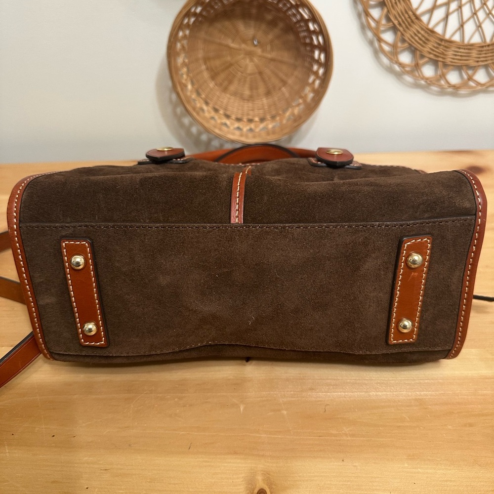 Dooney&Bourke Suede Small Satchel - Picture 5 of 8